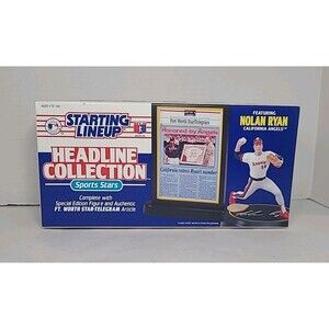 Nolan Ryan 1993 Starting Lineup Headline Collection California Angels Sealed New